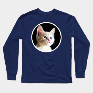 Hoping Kitten Long Sleeve T-Shirt